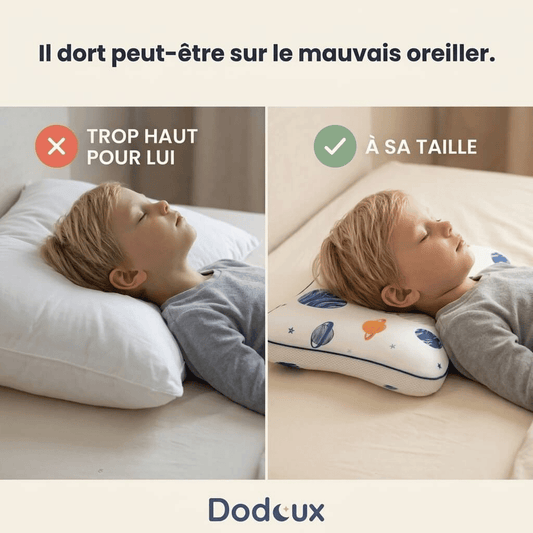 L'Oreiller Dodoux - oreiller ergonomique enfant