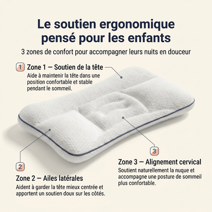 L'Oreiller Dodoux - oreiller ergonomique enfant