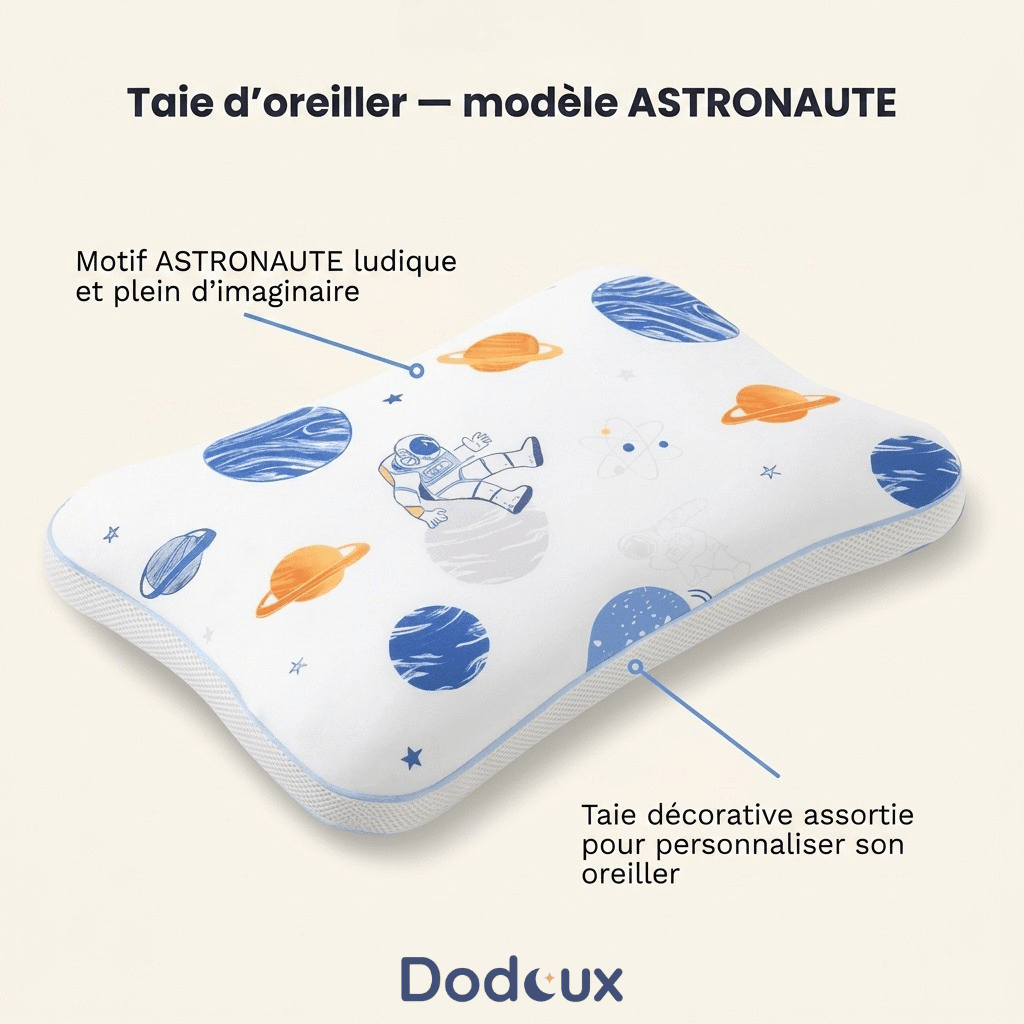 L'Oreiller Dodoux - oreiller ergonomique enfant